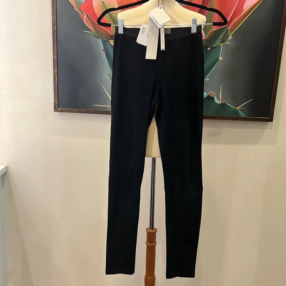 Rick Owens Stretch-Leather Leggings - Picture 1 of 16